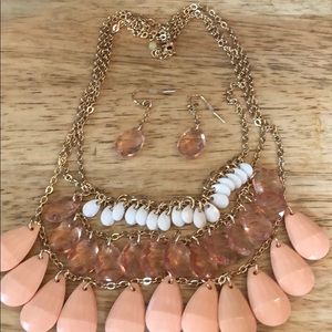 Necklace and earrings set